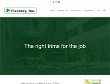 Tablet Screenshot of flannerytrim.com